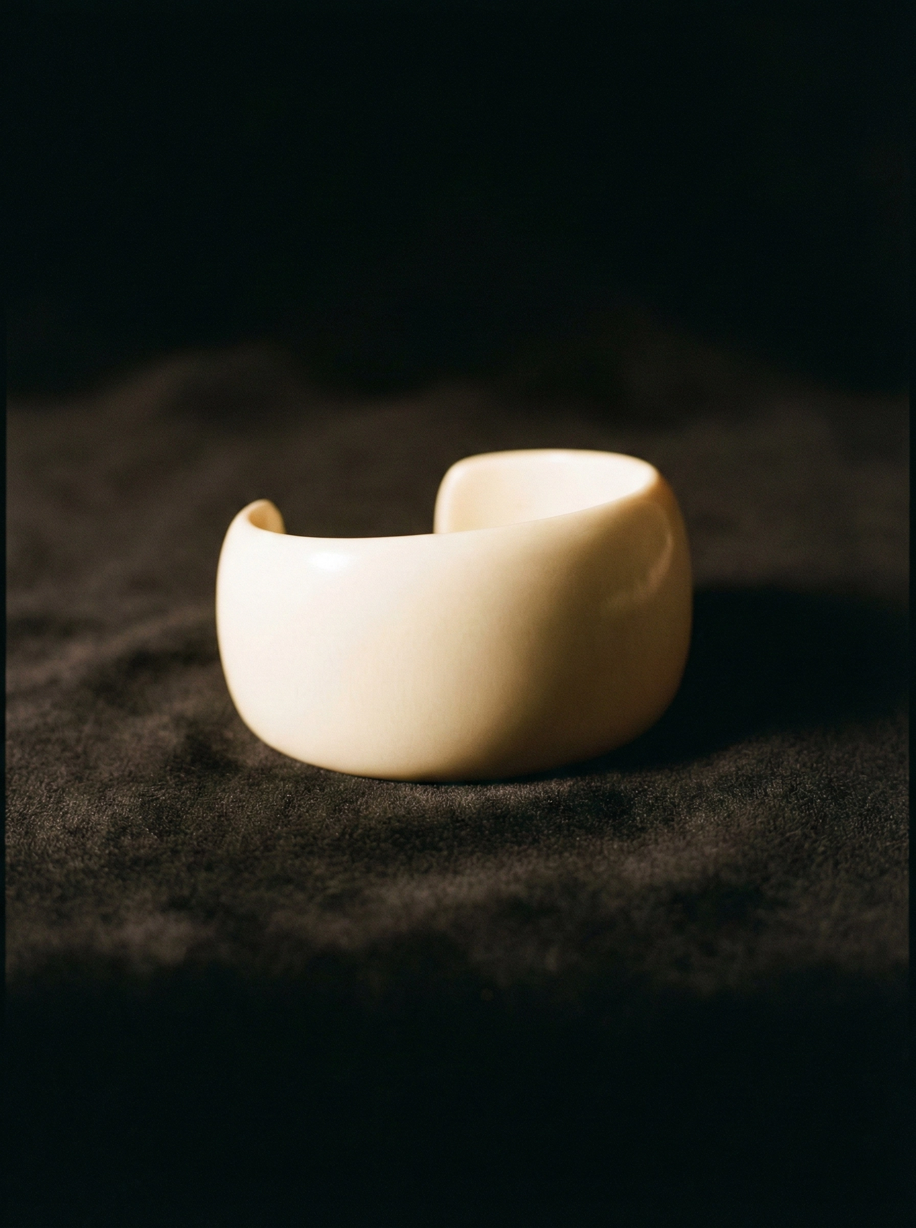 Sculptural antler cuff bracelet